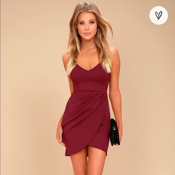 Lulus Dresses & Skirts - Lulus Forever Your Girl Wine Red Bodycon Dress